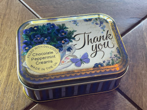 (image for) Thank You Chocolate Peppermint Creams Tin