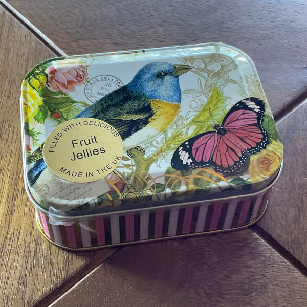 Bird & Butterfly Fruit Jellies Tin