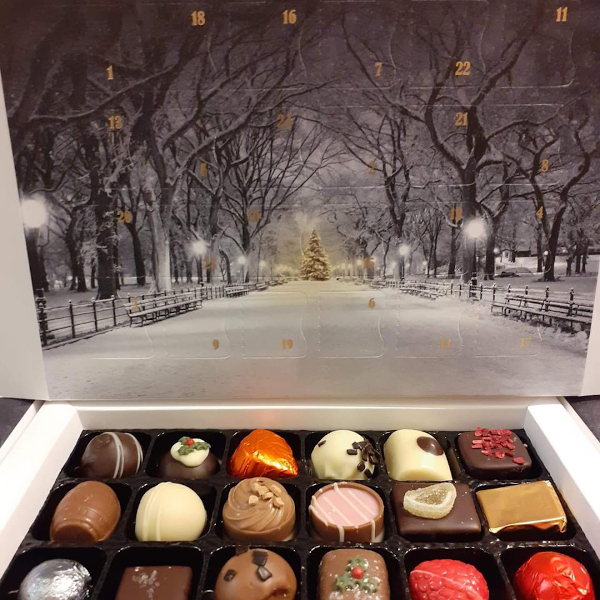 Advent Calendar With Luxury Chocolates