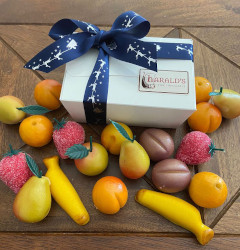 8 Large Handmade Deluxe Marzipan Fruits