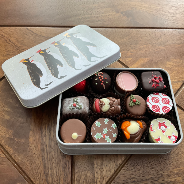 Luxury Chocolates Penguin Tin