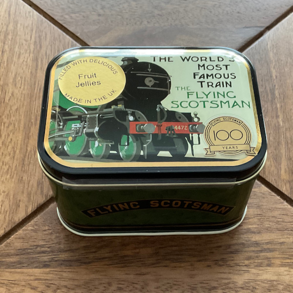 Flying Scotsman Fruit Jellies Tin